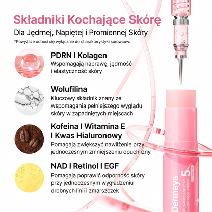 PDRN Różowy Balsam Multikolagenowy na Objętość