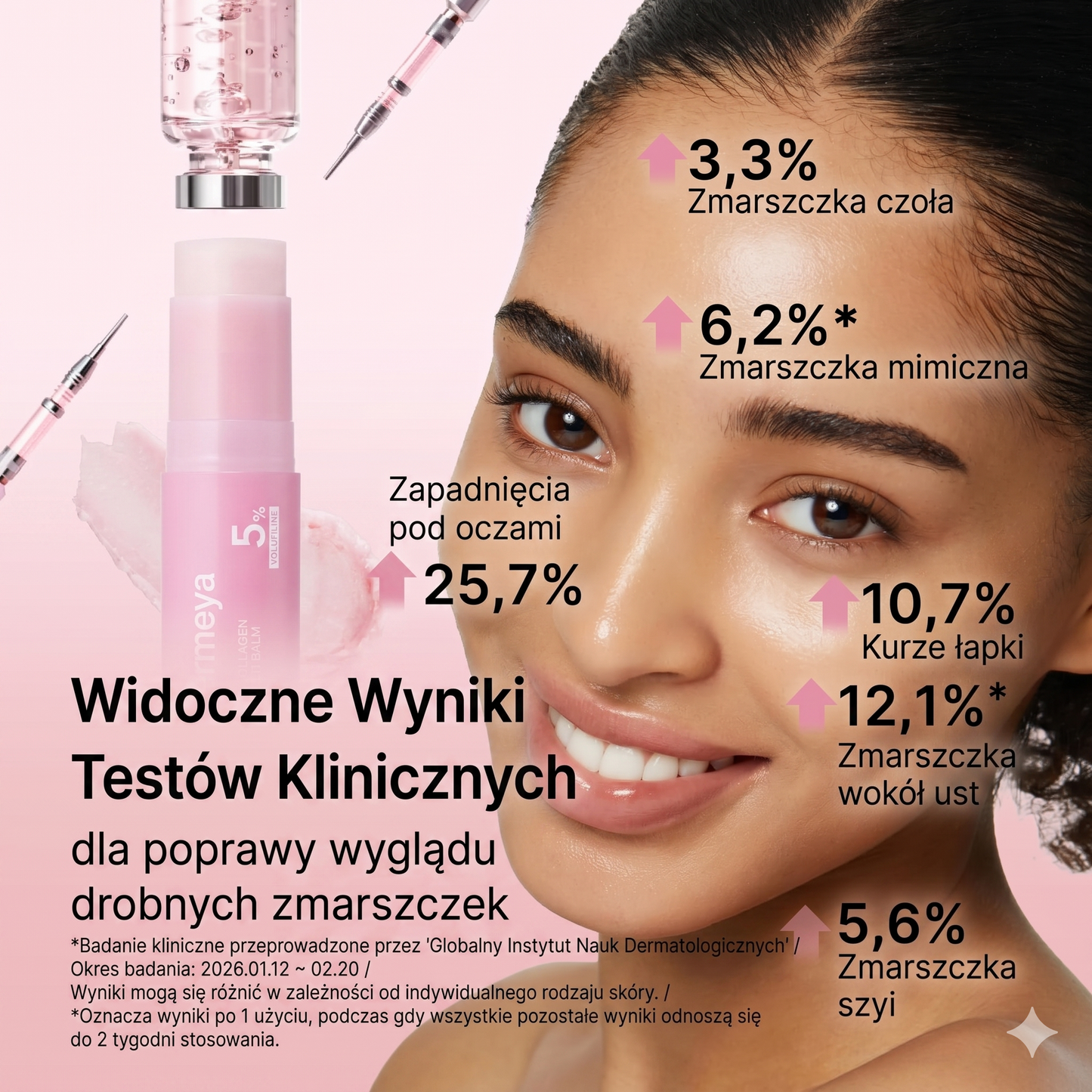 PDRN Różowy Balsam Multikolagenowy na Objętość